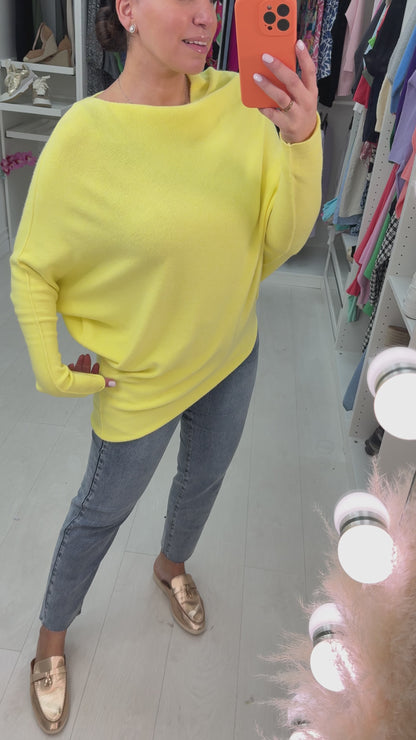 Nita Plain Asymmetric Jumper