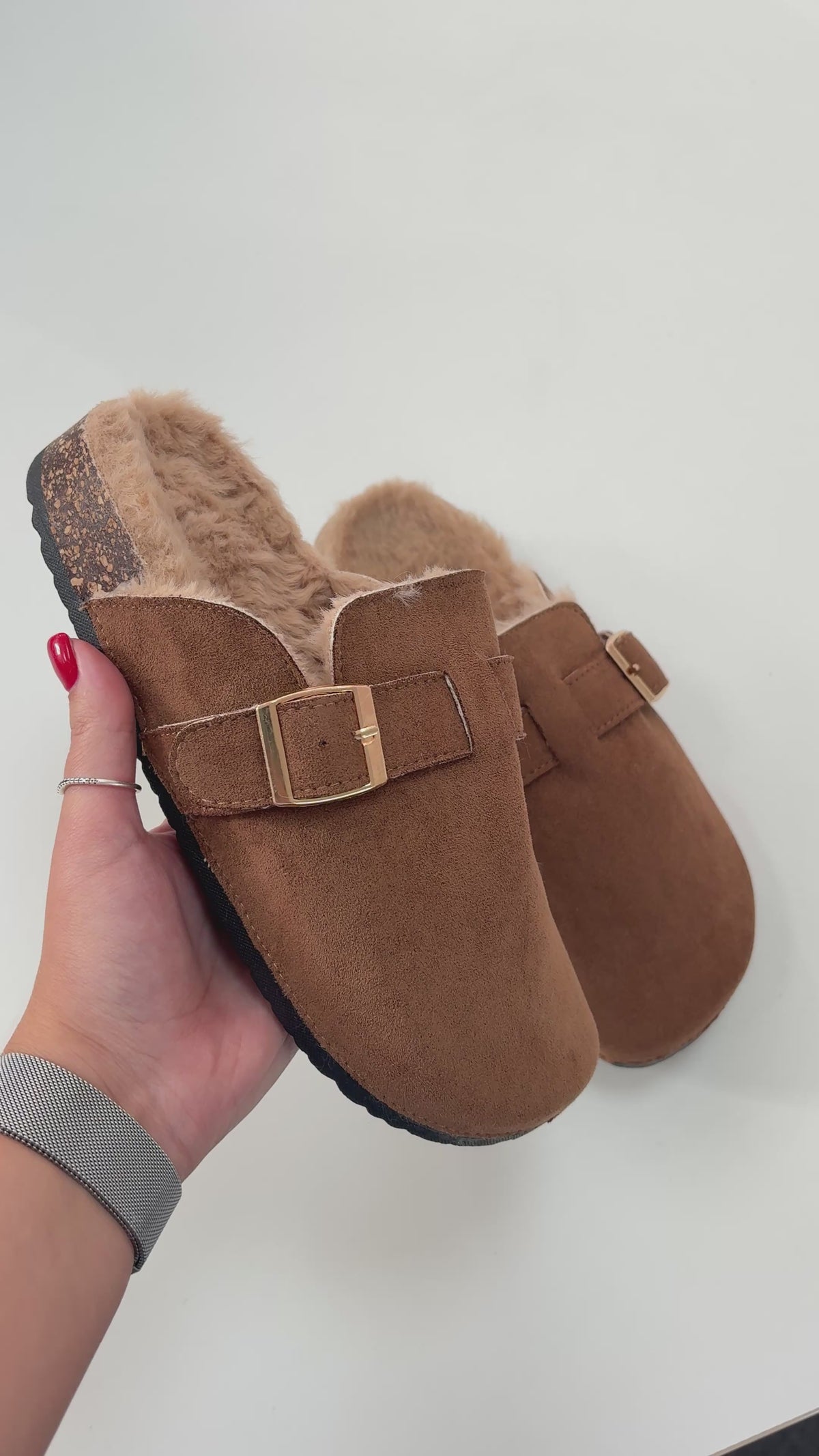 Jamilla Faux Fur Lined Clogs