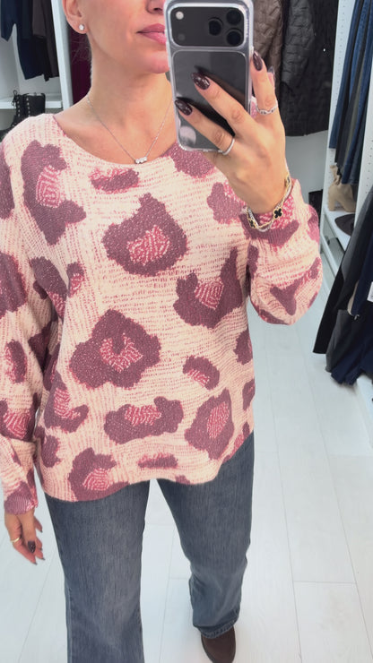 Edwina Animal Print Jumper
