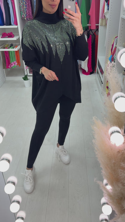 Jerika Diamante Detail Loungeset