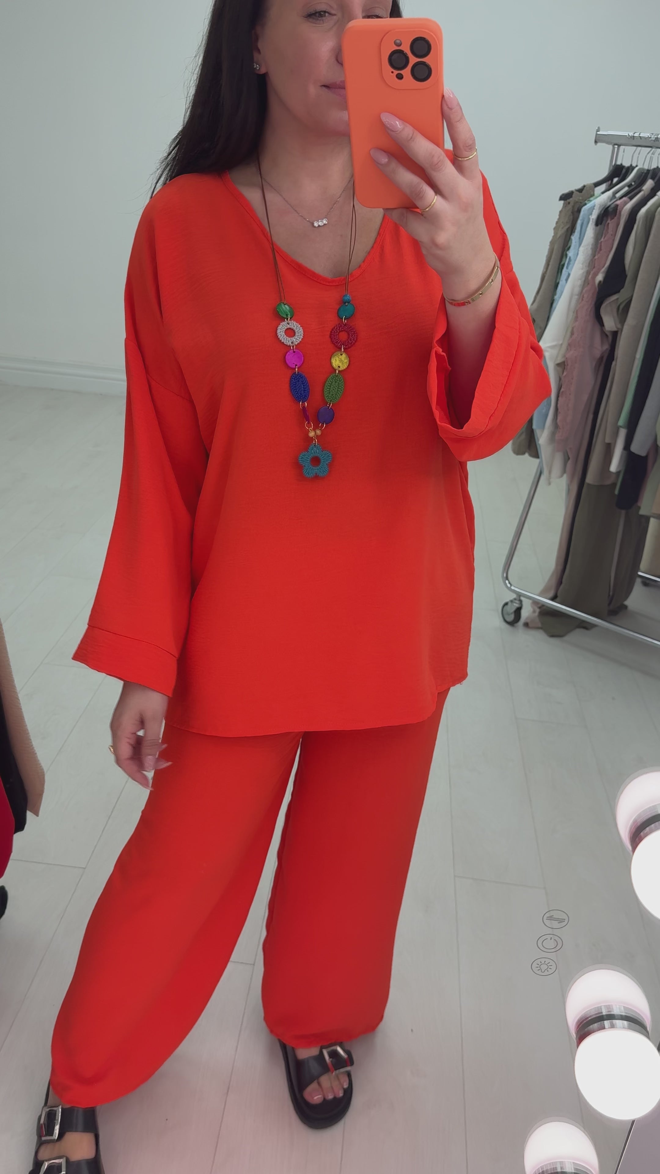 Load video: Suzanna Loose Fit Trouser Set