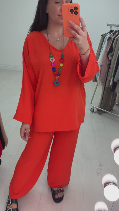 Suzanna Loose Fit Trouser Set