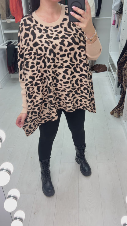 Abba Leopard Print Jumper
