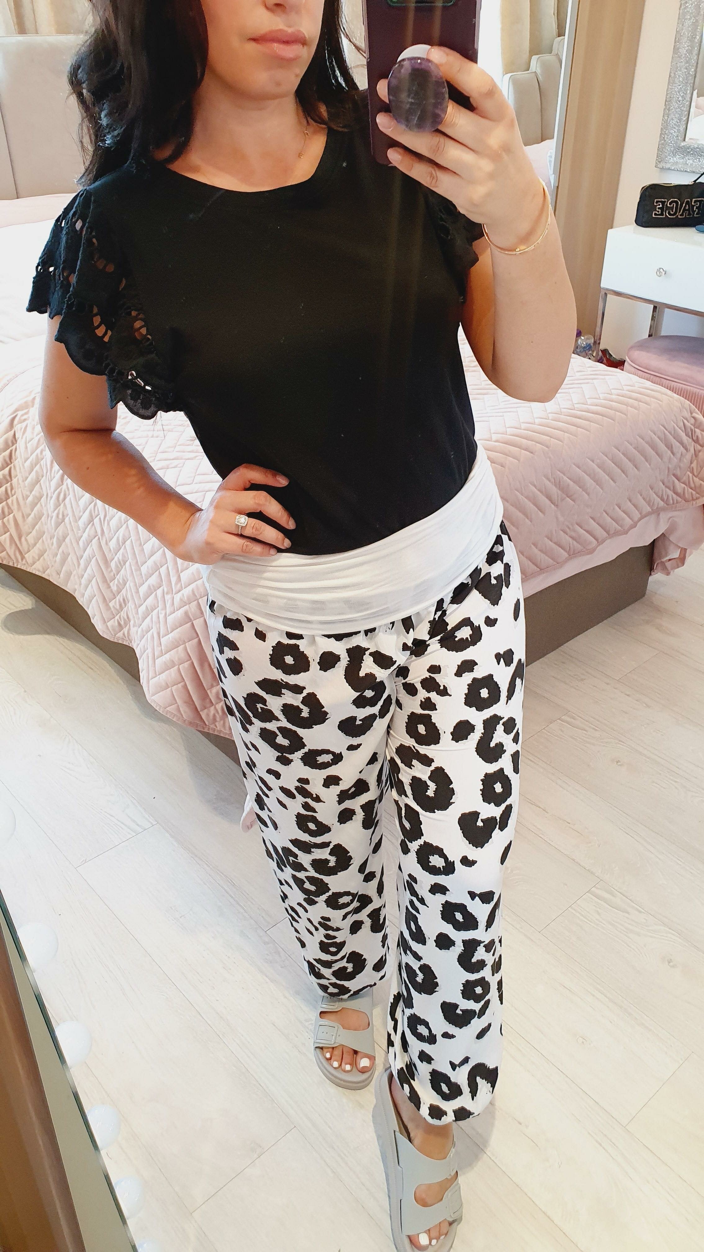 Tyne Leopard Print Oversized Hareems