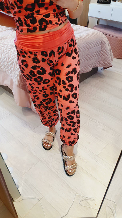 Tyne Leopard Print Oversized Hareems