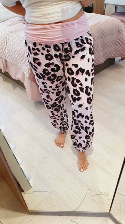 Tyne Leopard Print Oversized Hareems
