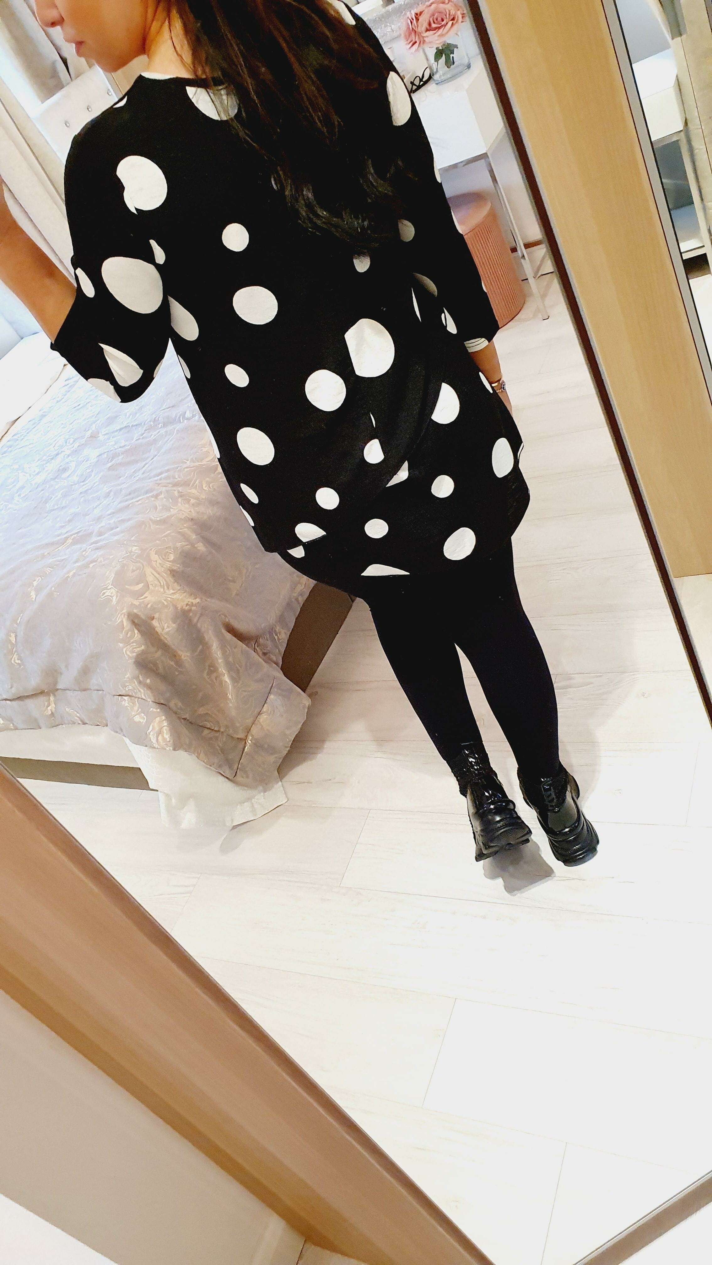 Mylina Polka Dot Super Soft Thin Knit Jumper