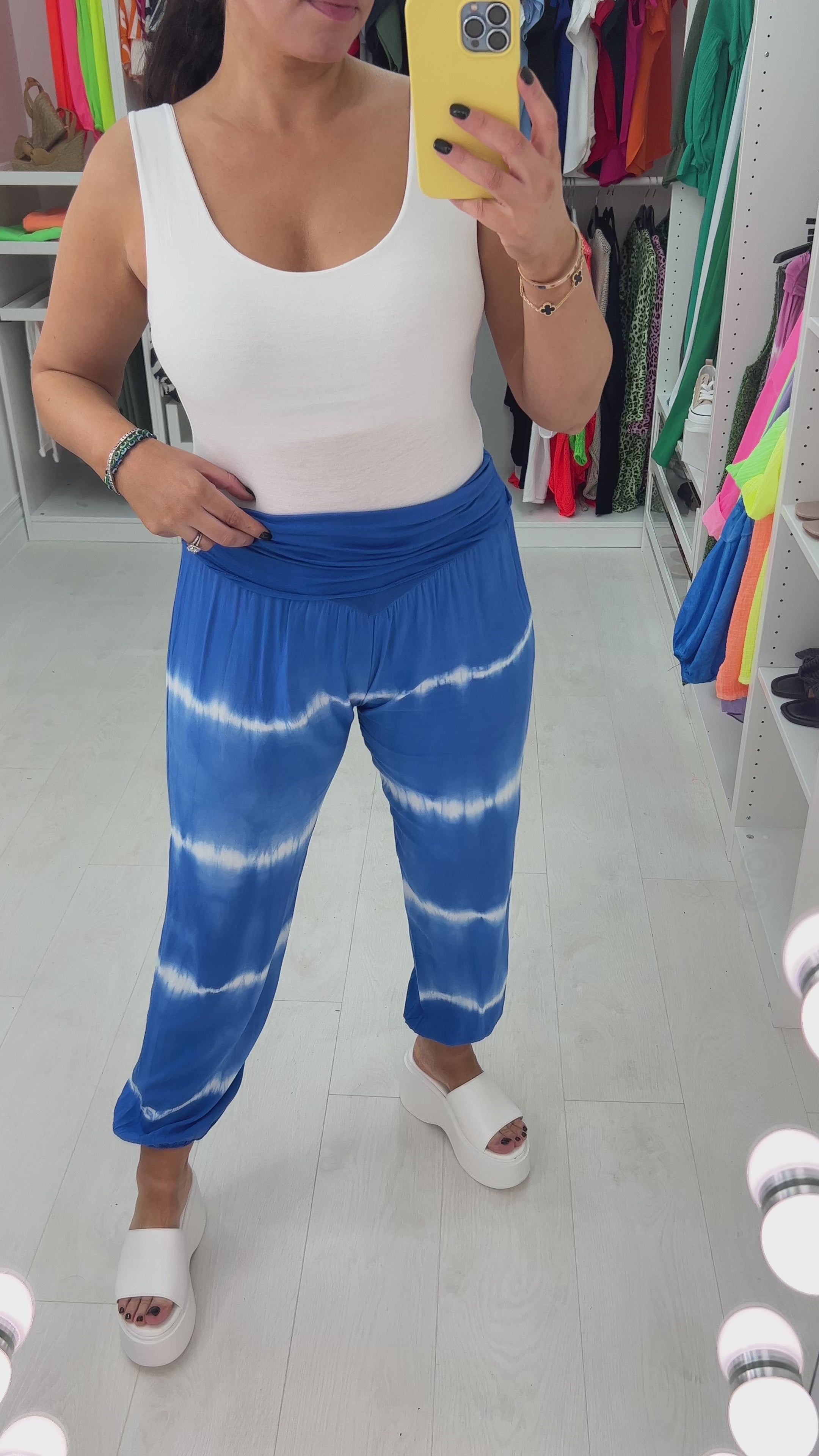 Sonito Tie Dye Harem Trousers