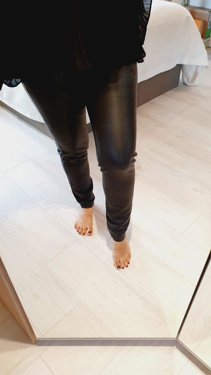 Healy Faux Leather High Waist Super Stretch Trousers