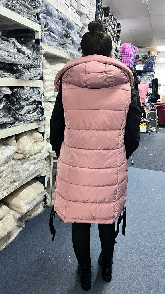 Katlyn Blush Oversized Puffer Gilet