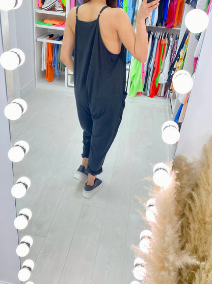 Noor Evil Eye Pocket Harem Jumpsuit