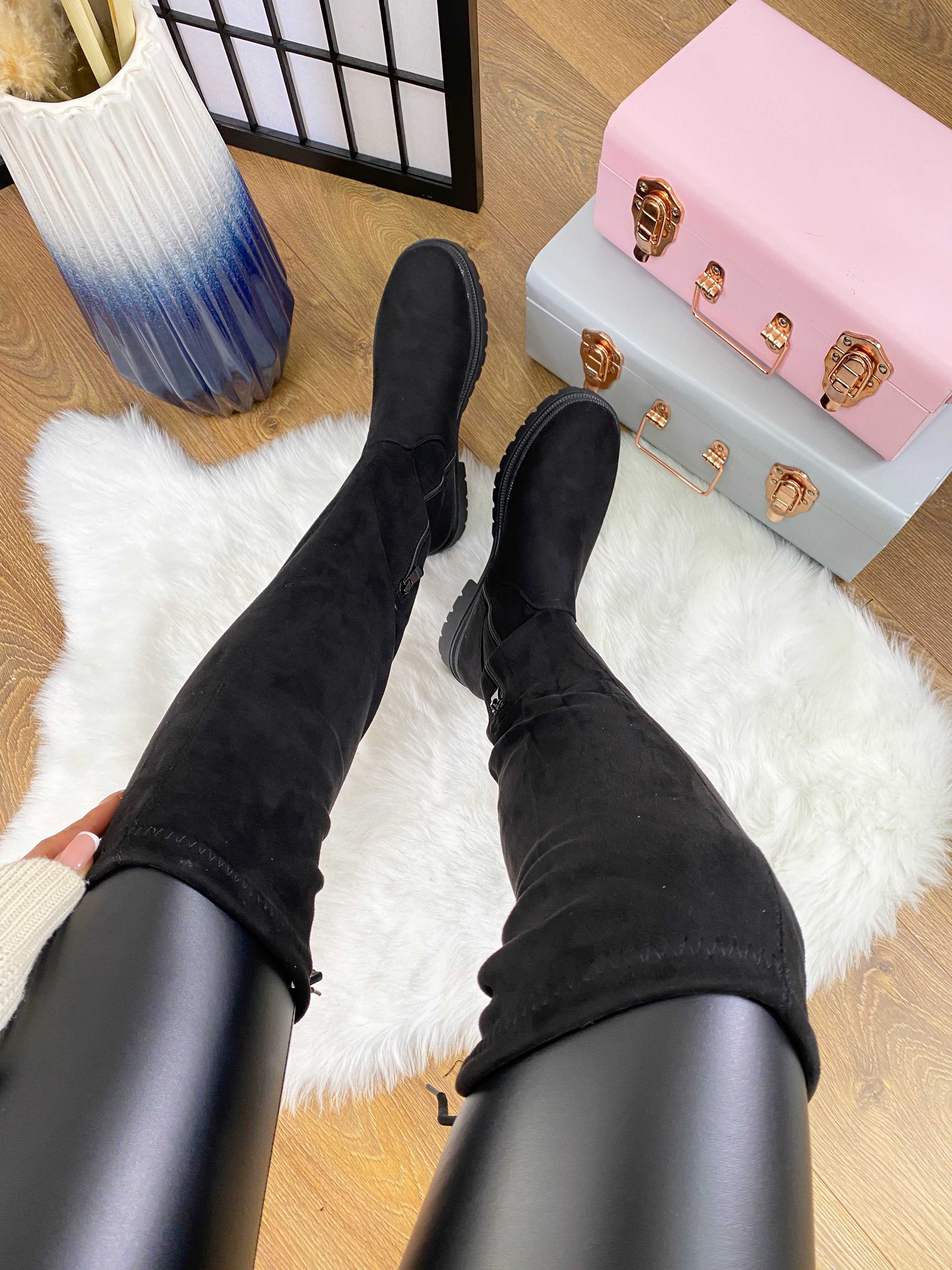 Scout Black Over The Knee Boots