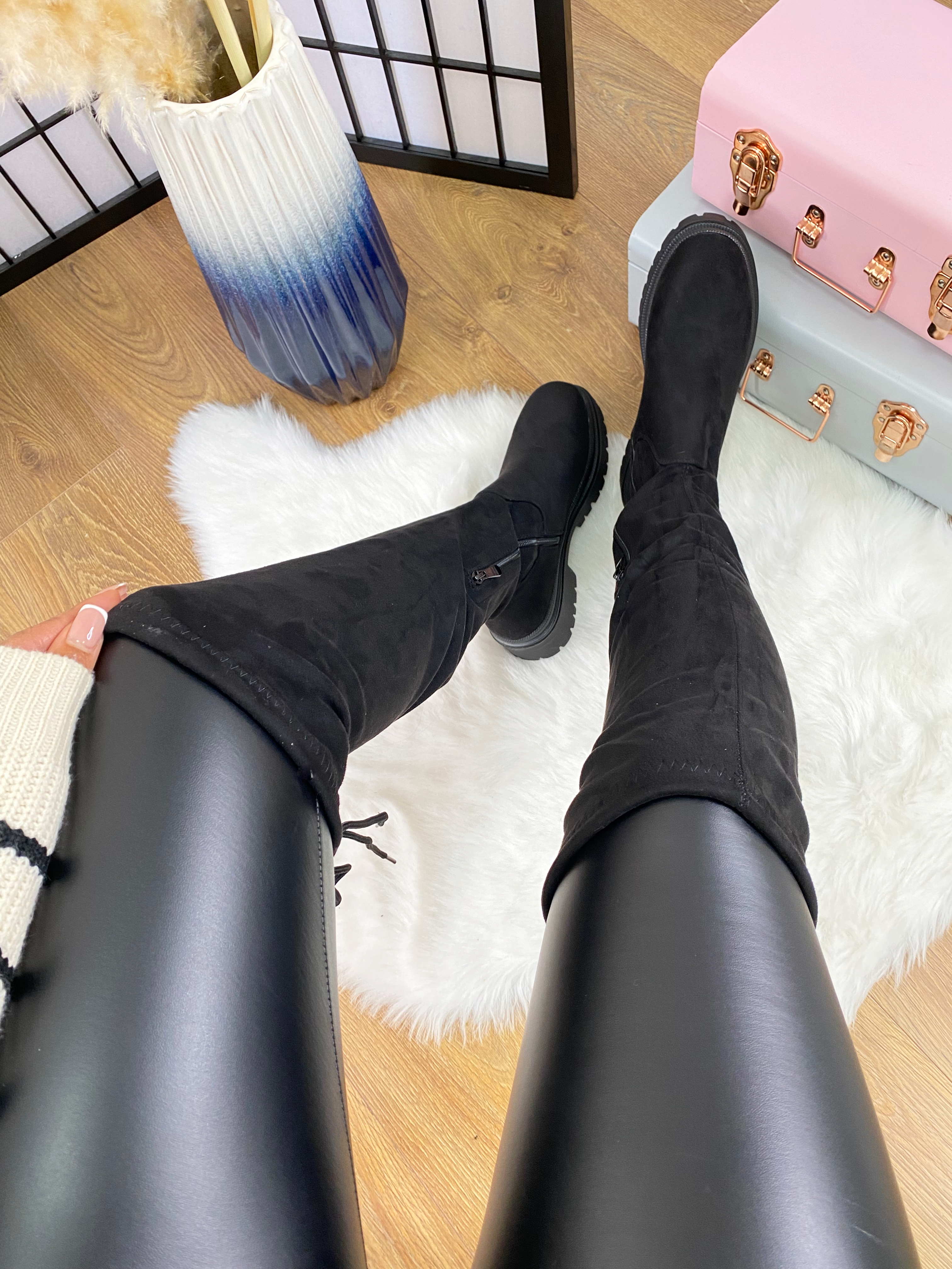 Scout Black Over The Knee Boots