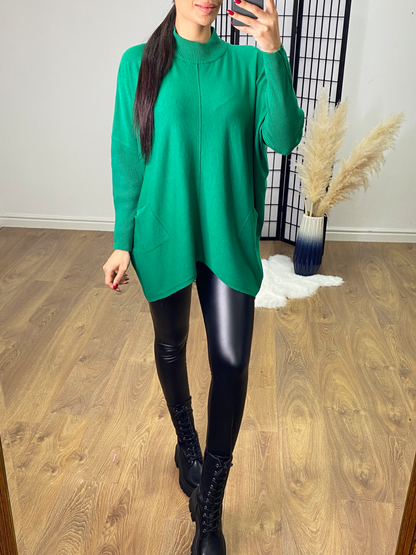 Katerina Supersoft Oversized Dip Hem Jumper