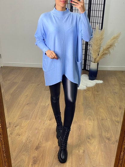 Katerina Supersoft Oversized Dip Hem Jumper
