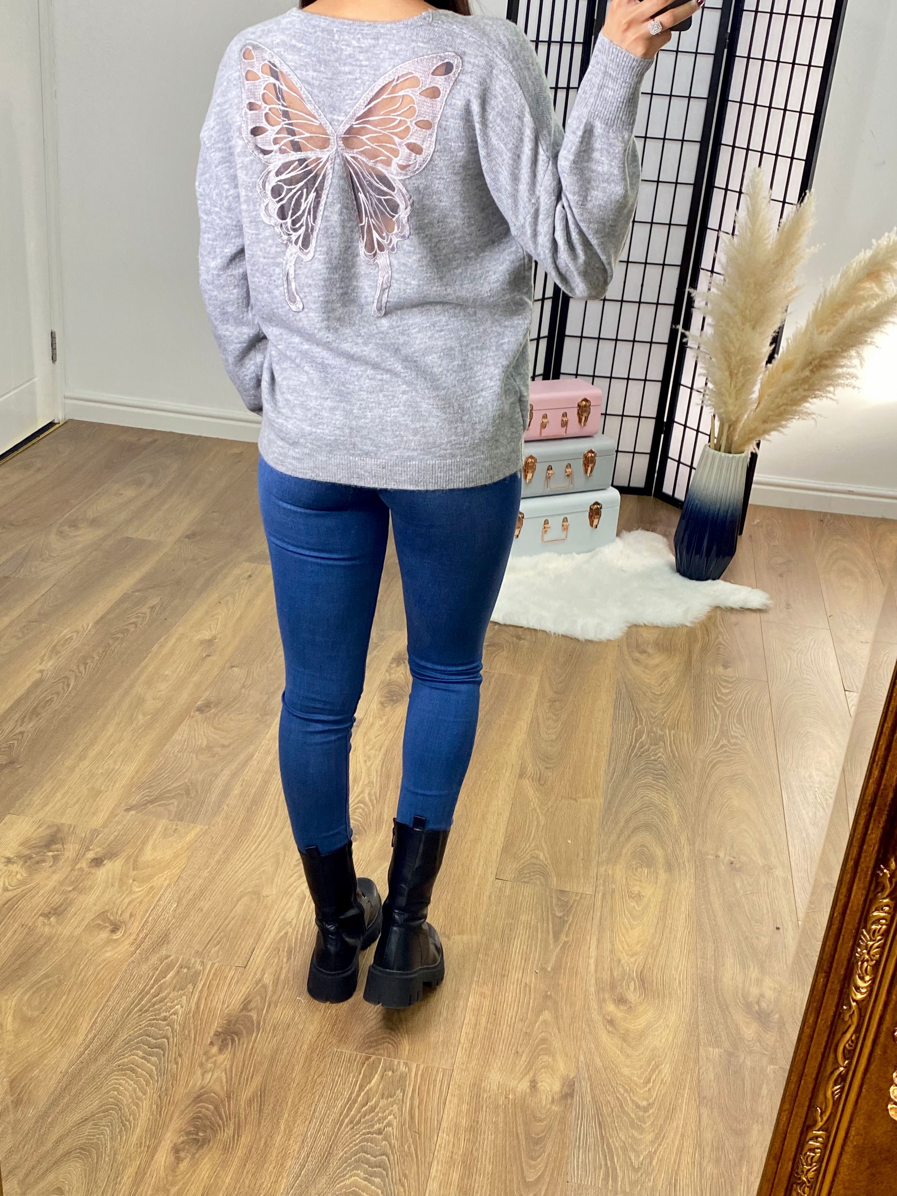 Trippier Butterfly Motif Jumper