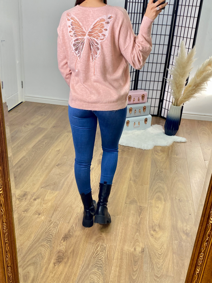 Trippier Butterfly Motif Jumper