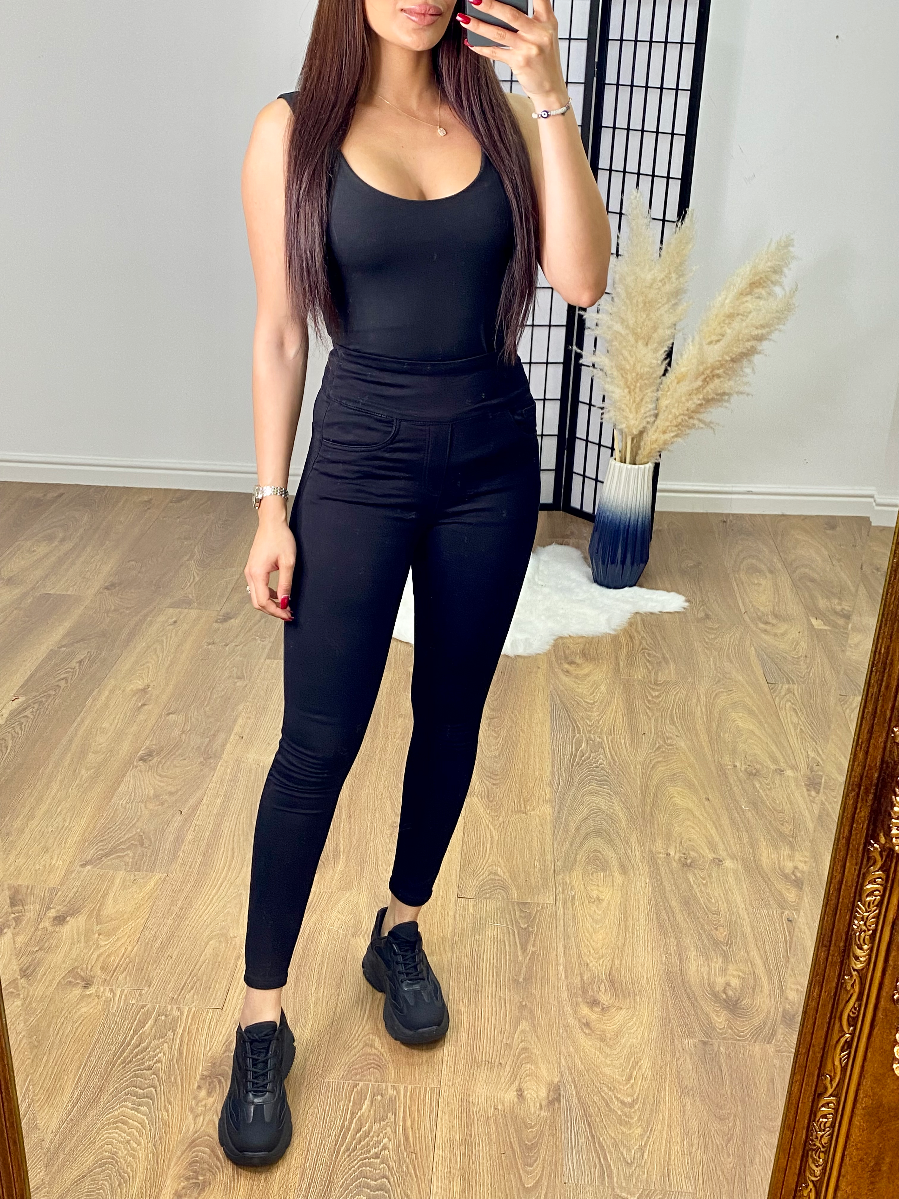 Delvine High Waist Super Stretch Jegging