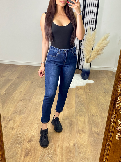Eternity Stretch Boyfriend Fit Rolled Ankle Jean