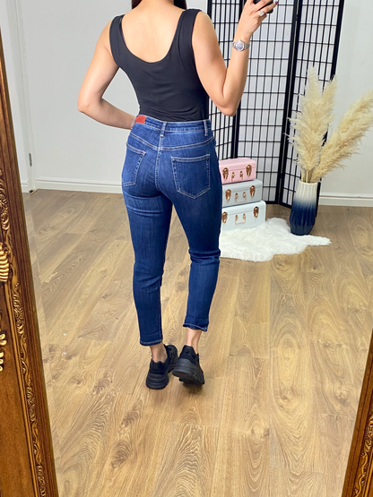 Eternity Stretch Boyfriend Fit Rolled Ankle Jean