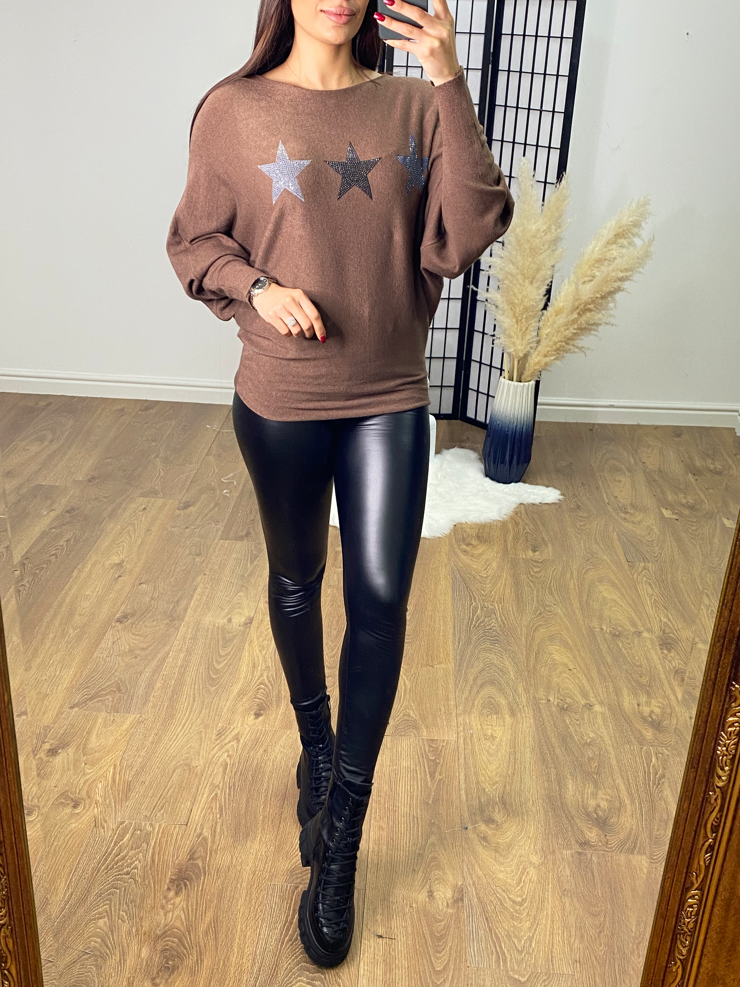 Solesso Triple Studded Star Jumper