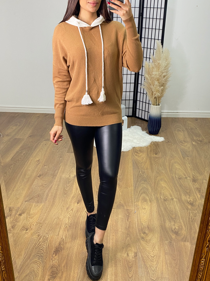 Dawny Hooded Tassel Jumper