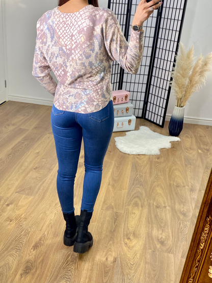 Nemo Animal Print Thin Knit Jumper