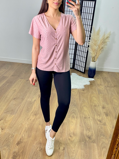 Exeter Cap Sleeve Broderie Top