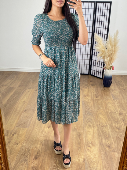 Zelix Ditsy Floral Print Dress