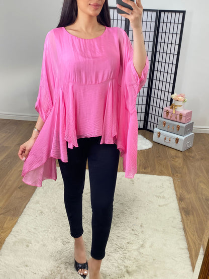 Careena Silk Floaty Double Layer Top