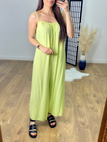 Jamie-Lynn Plain Wide Leg Jumpsuit