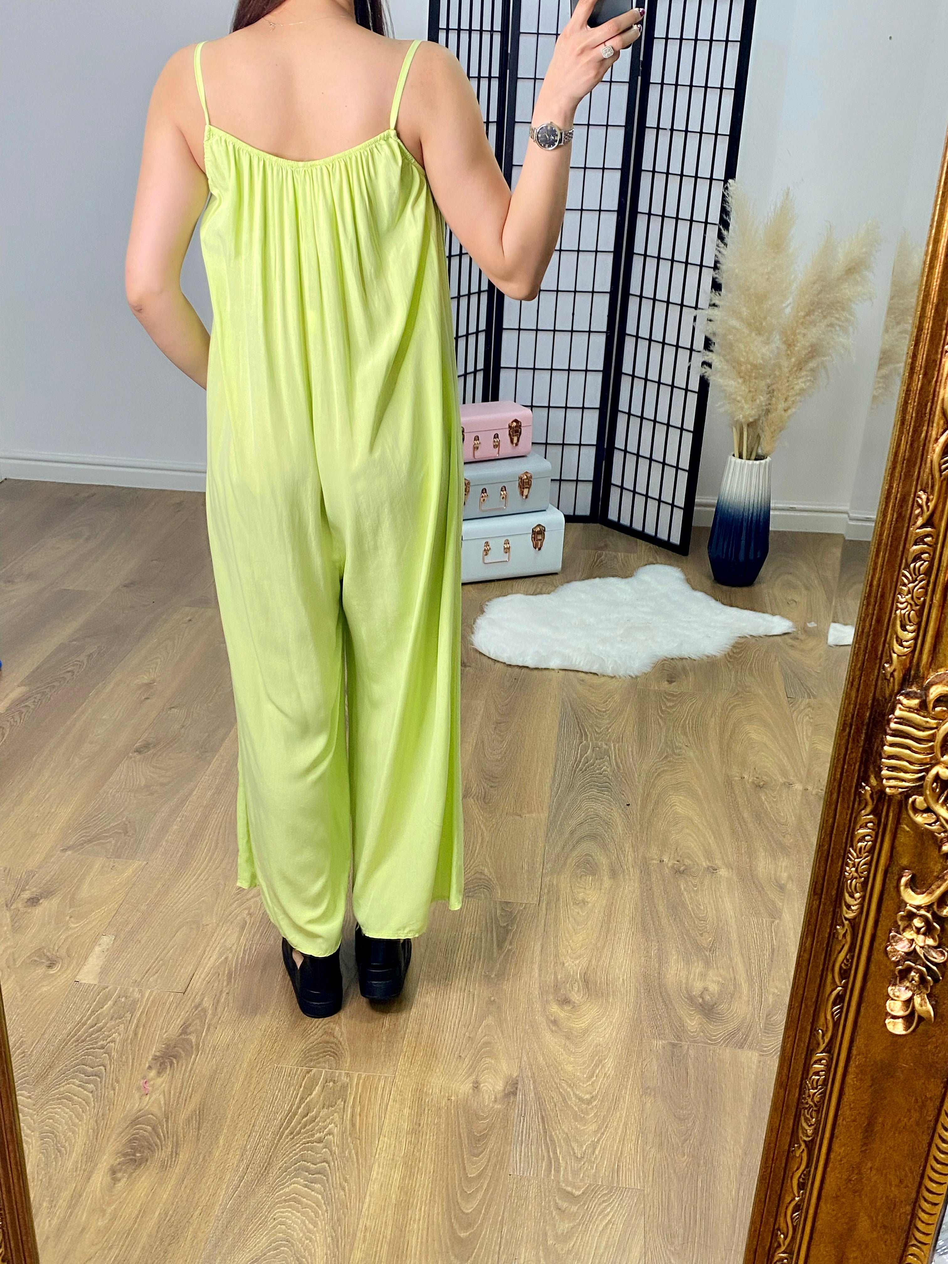 Jamie-Lynn Plain Wide Leg Jumpsuit