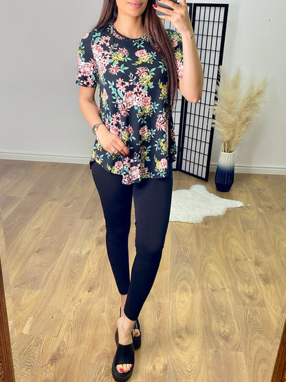 Fiona Supersoft Floral Print Top