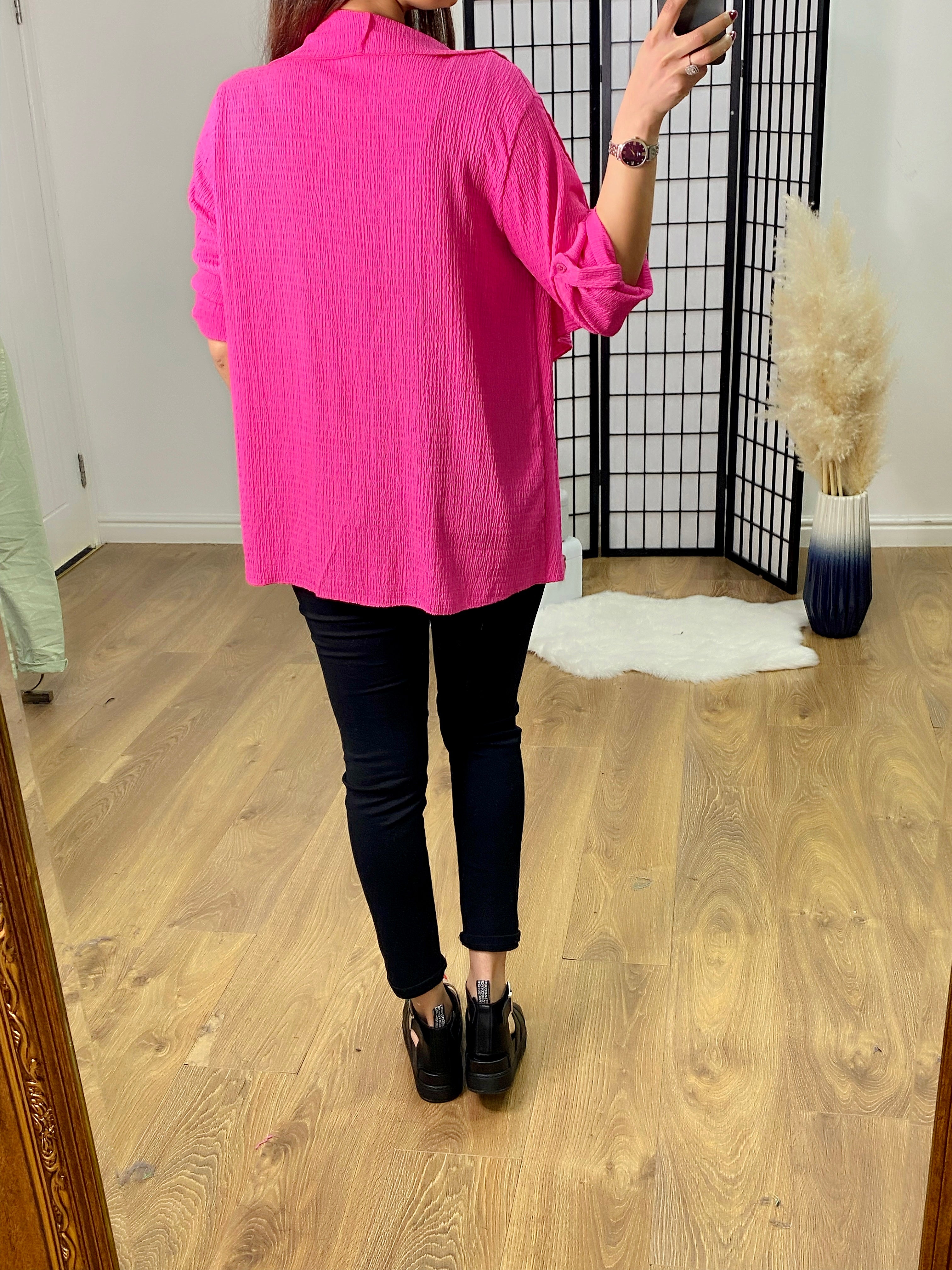 Davey Crepe Waterfall Cardigan