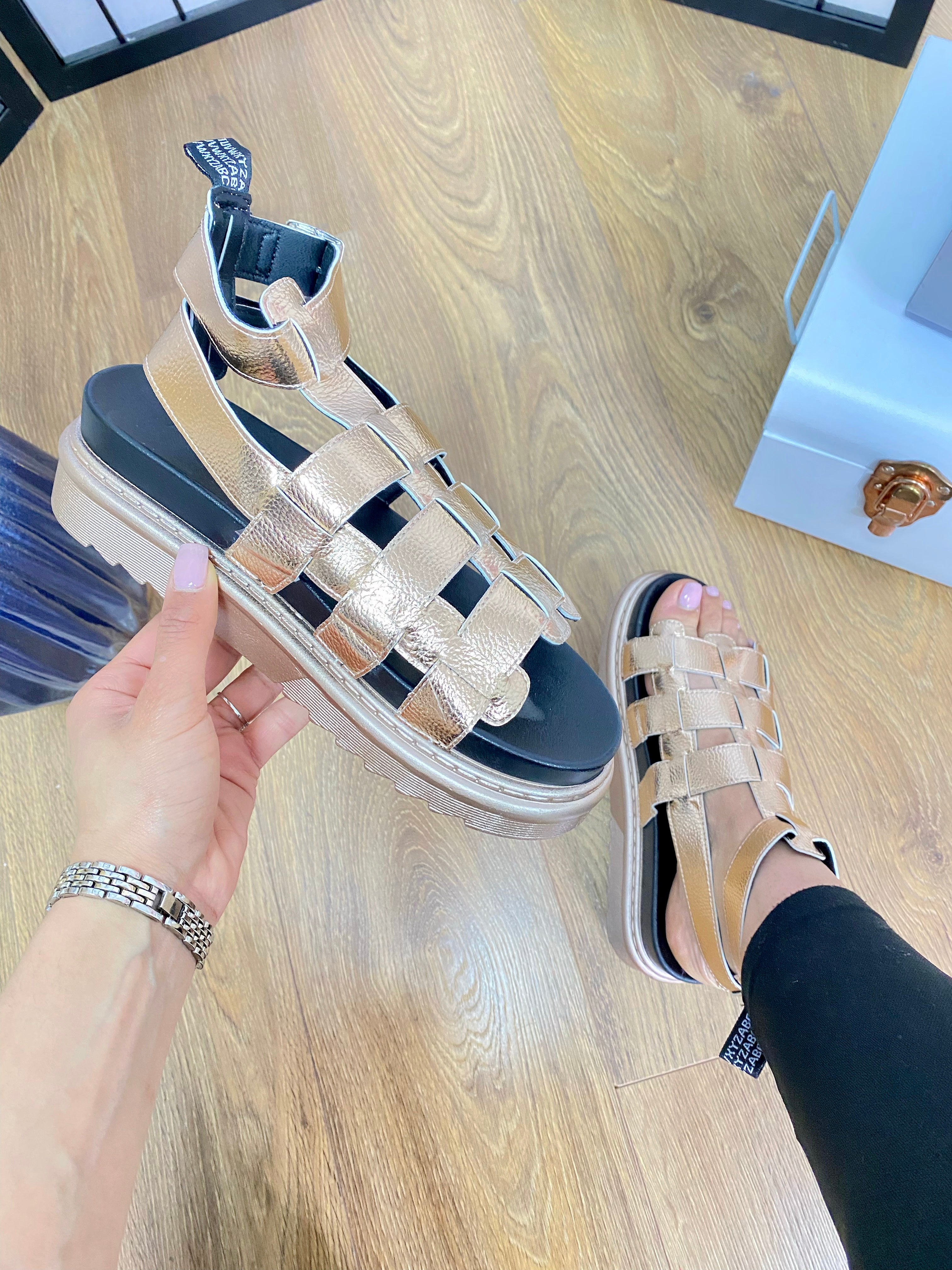 Greece Weaved Gladitor Sandal