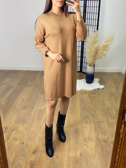 Darling Lurex Knitted Dress