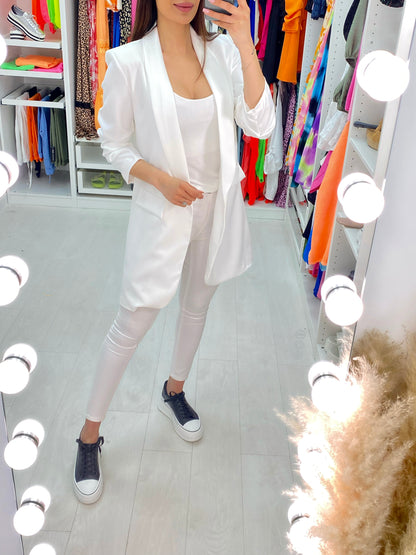 Raelle Ruched Sleeve Blazer