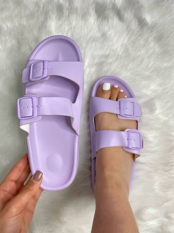 Bahama Plain Double Buckle Strap Slider