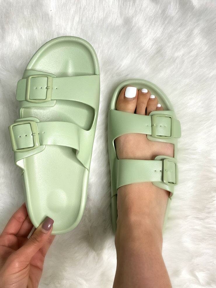 Bahama Plain Double Buckle Strap Slider