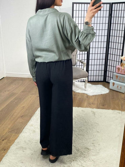 Betina Loose Fit Tie Front Shirt