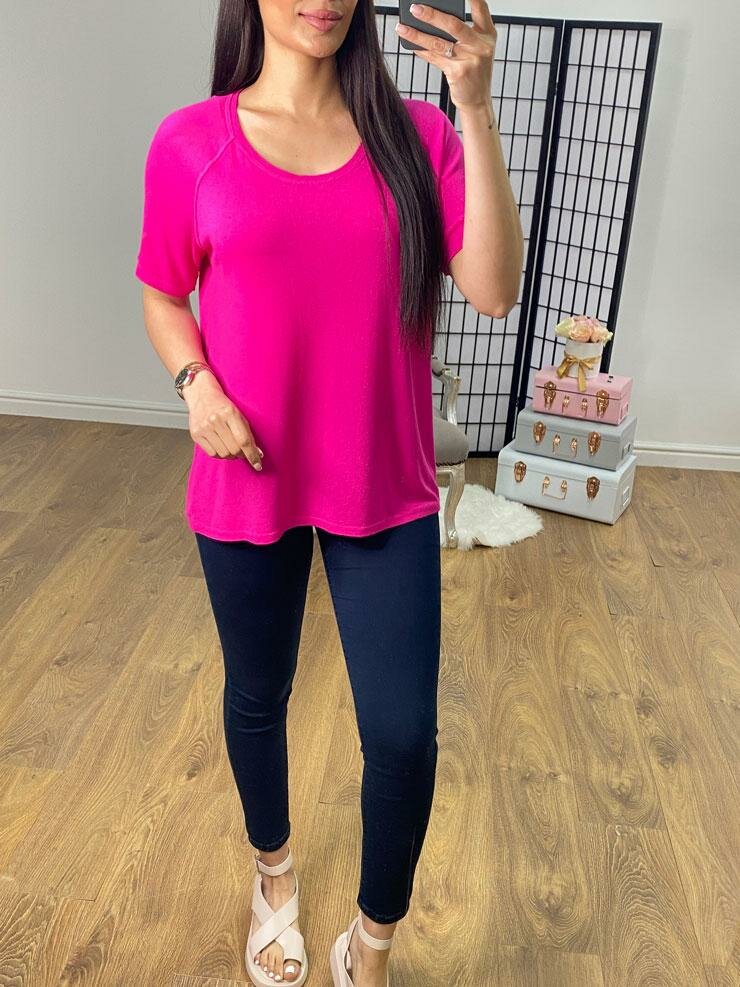 Bonecca Plain Fine Knit Top