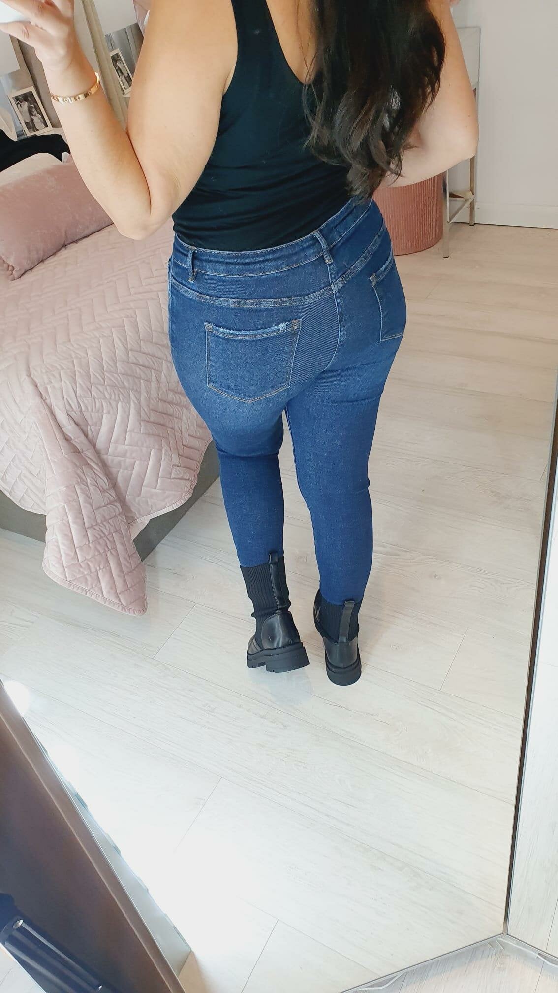 Briline Dark Denim Super Stretch Premium Denim Collection High Waist Jeans