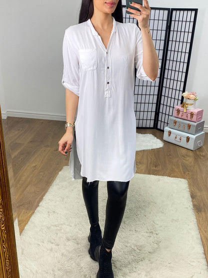 Charter Diamante Angel Wing Back Tunic