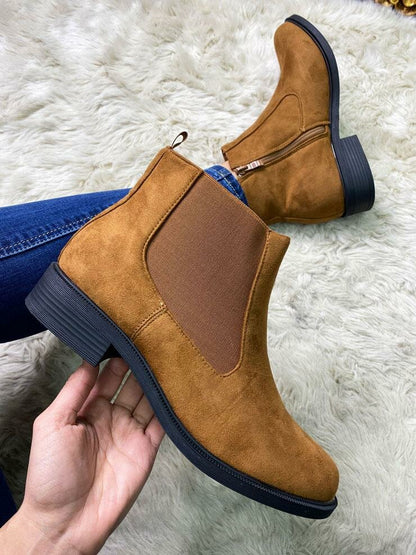 Eldridge Faux Suede Chelsea Boots