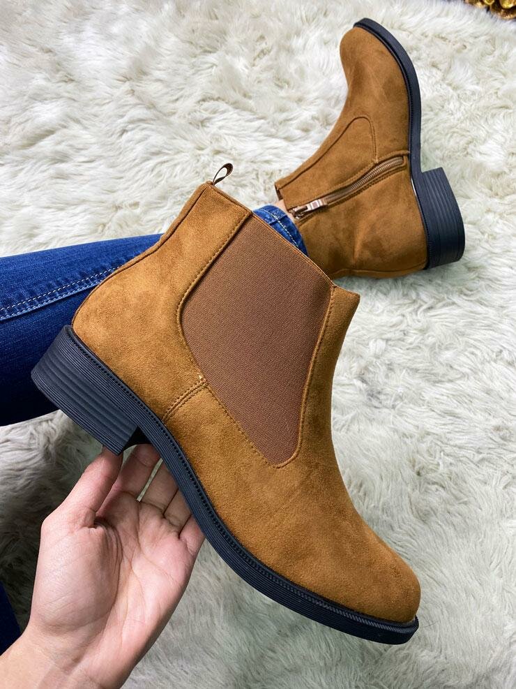 Eldridge Faux Suede Chelsea Boots