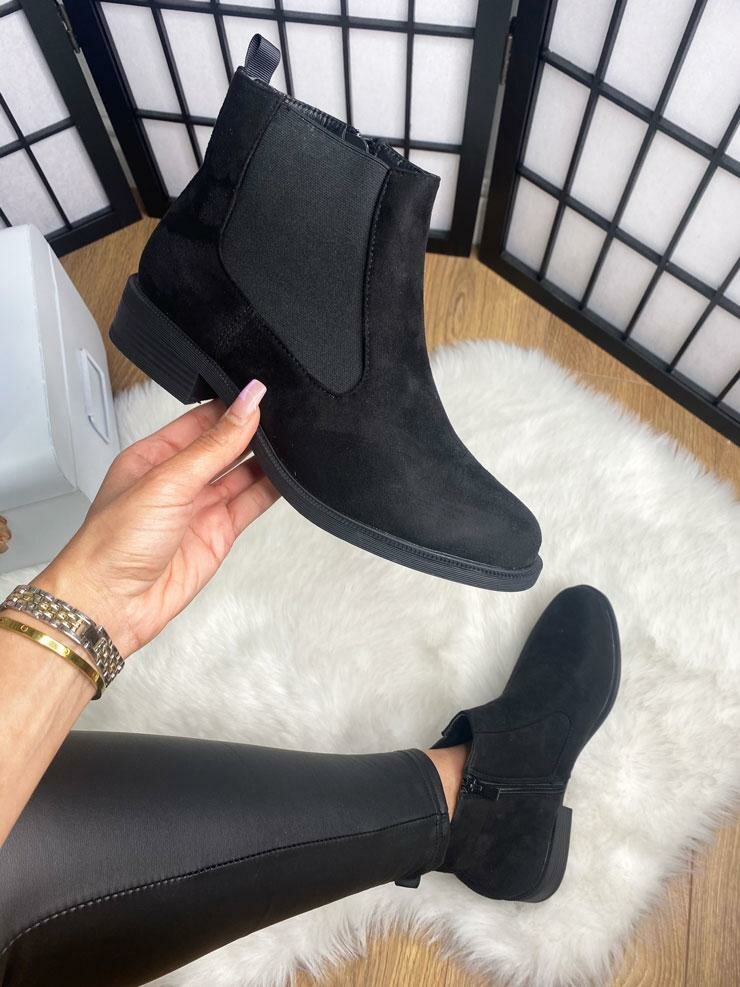 Eldridge Faux Suede Chelsea Boots
