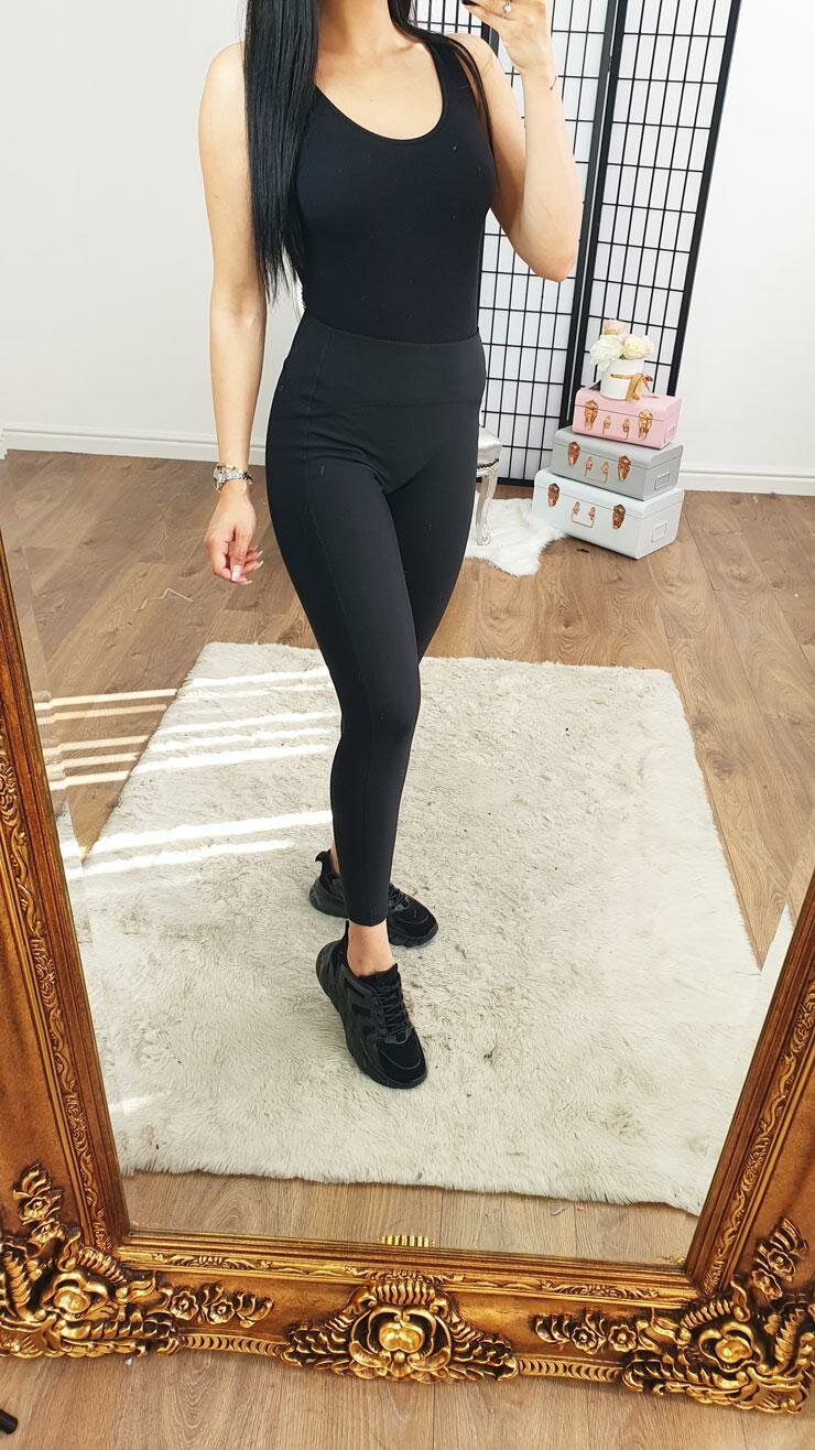 Felix Black Super Stretch Scuba High Waist Leggings