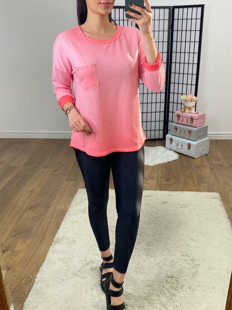 Fenley Silver Metallic Thread Detail Lightweight Sweatshirt