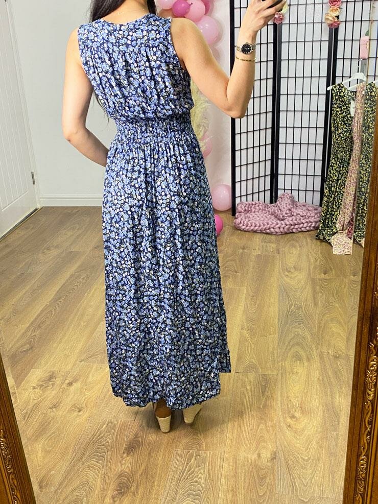 Gillian Floral Print Maxi Dress