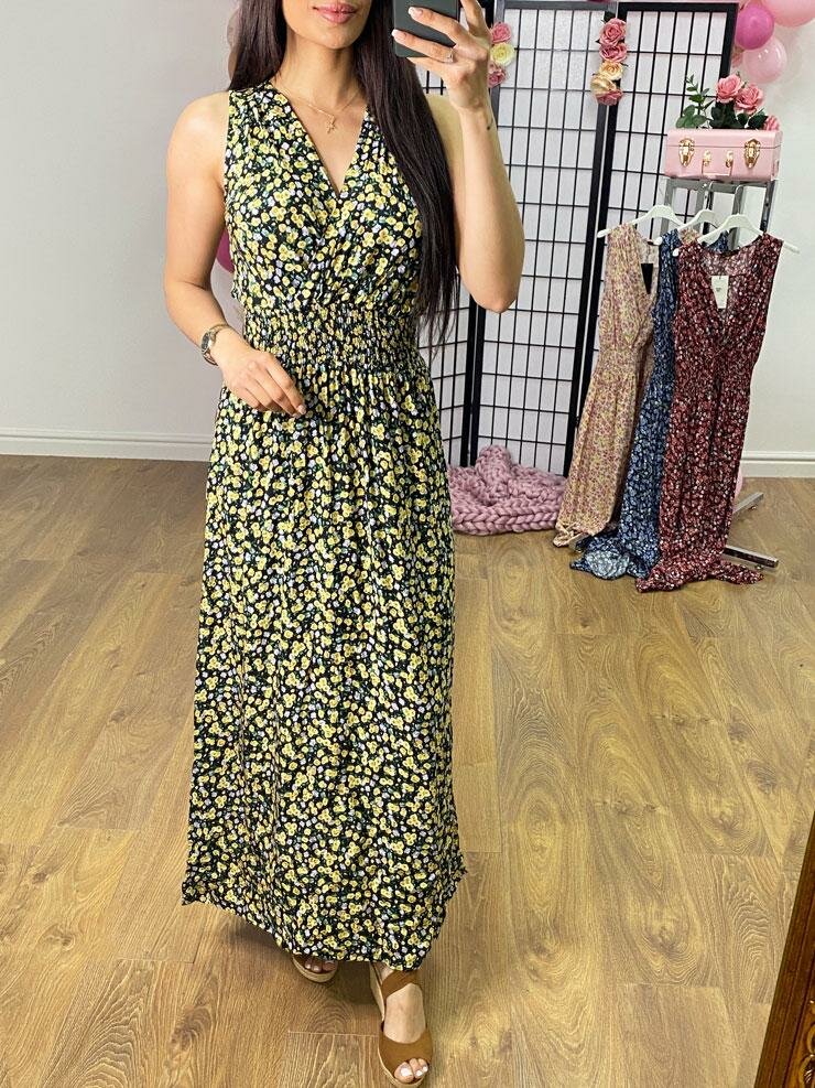 Gillian Floral Print Maxi Dress